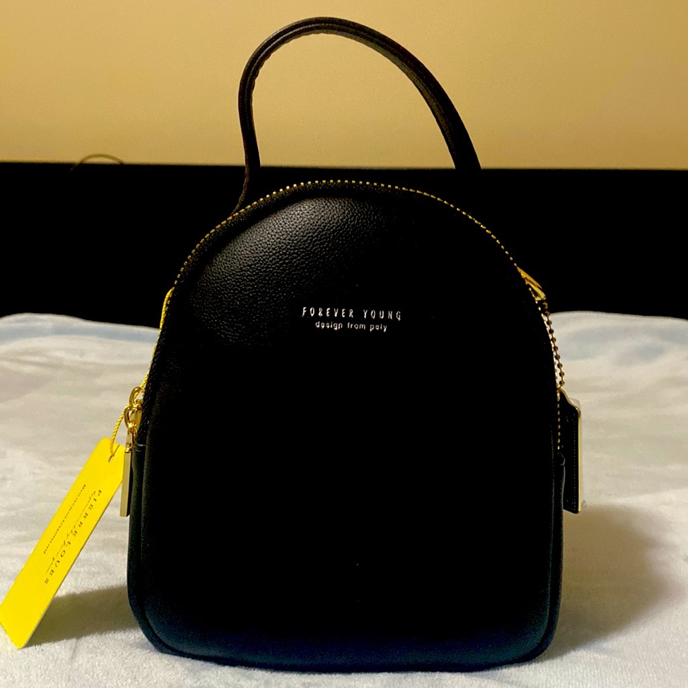 Forever young crossbody bag(black)